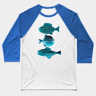 Three Fish Baseball T-Shirt